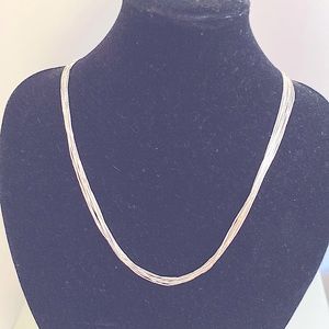 Sterling Silver Liquid Silver Necklace